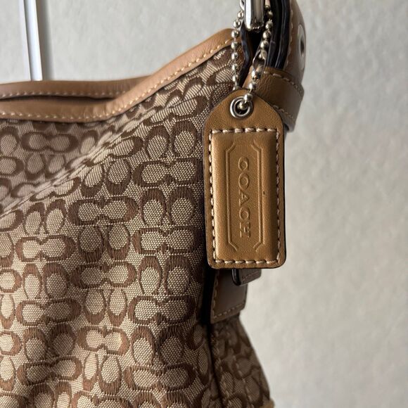 Vintage Coach Canvas Shoulder Bag Y2K - Picture 2 of 10